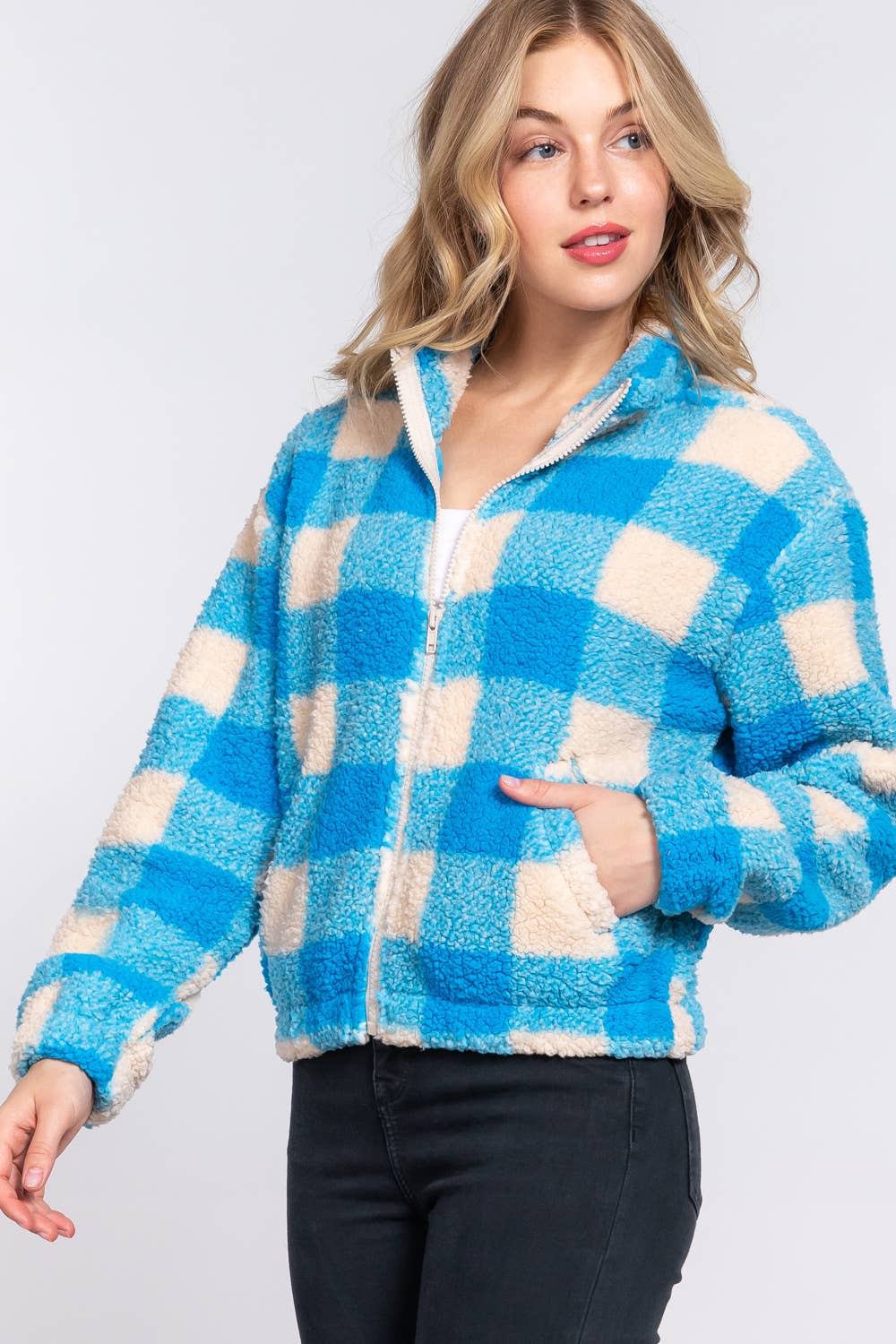 ',...Faux fur Jacket