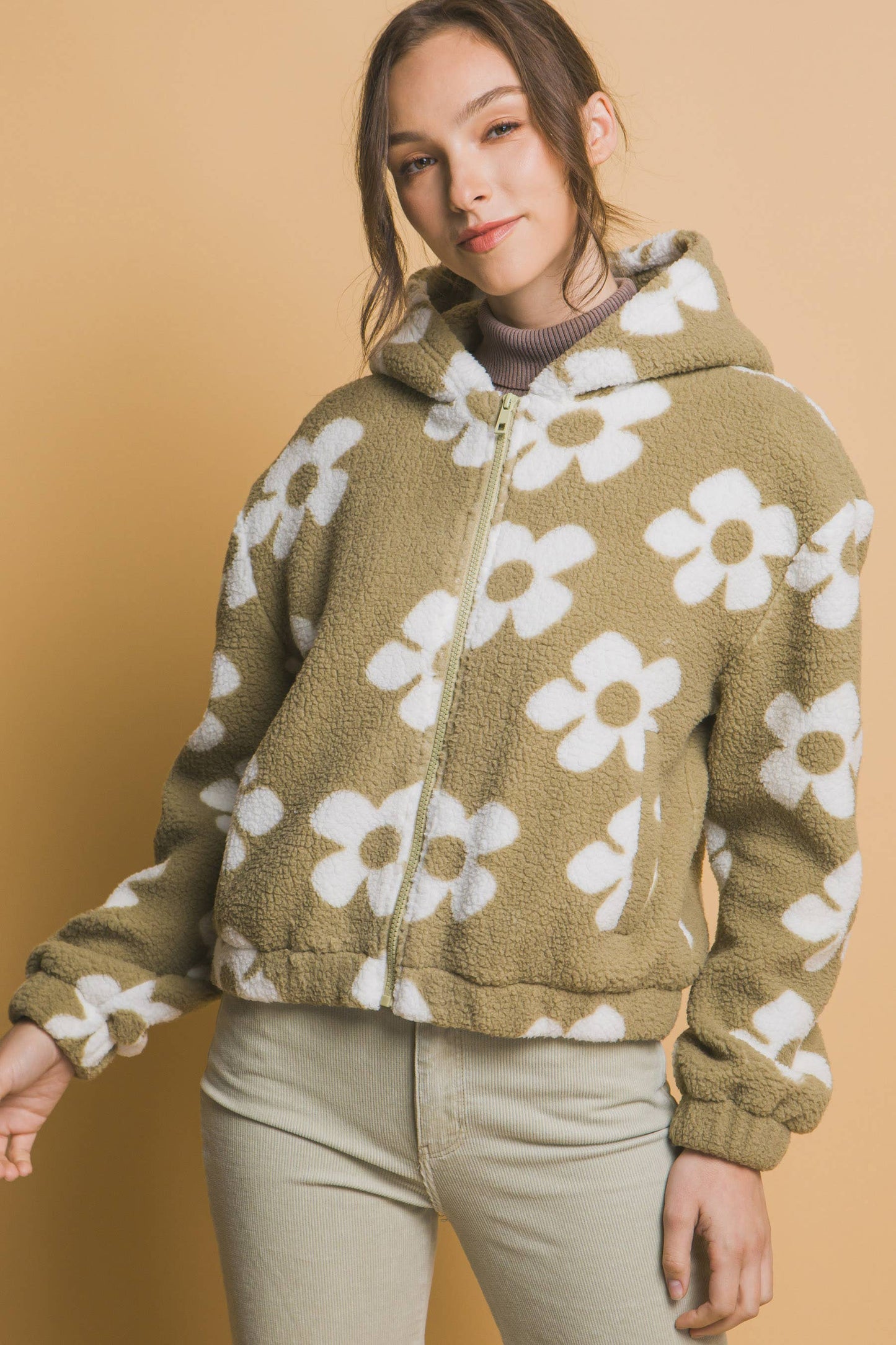 ',...Faux fur Jacket