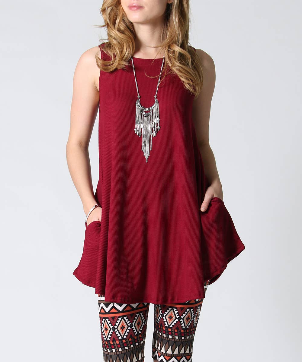 ..0620 Crepe Pocket Swing Tunic SI-1720