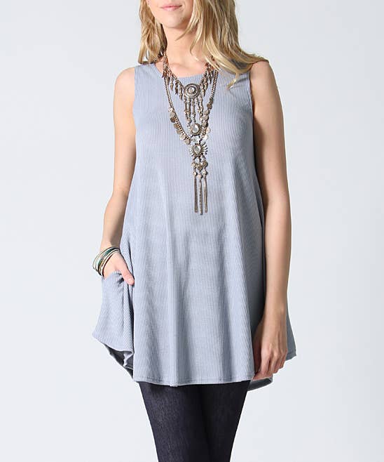 ..0620 Crepe Pocket Swing Tunic SI-1720