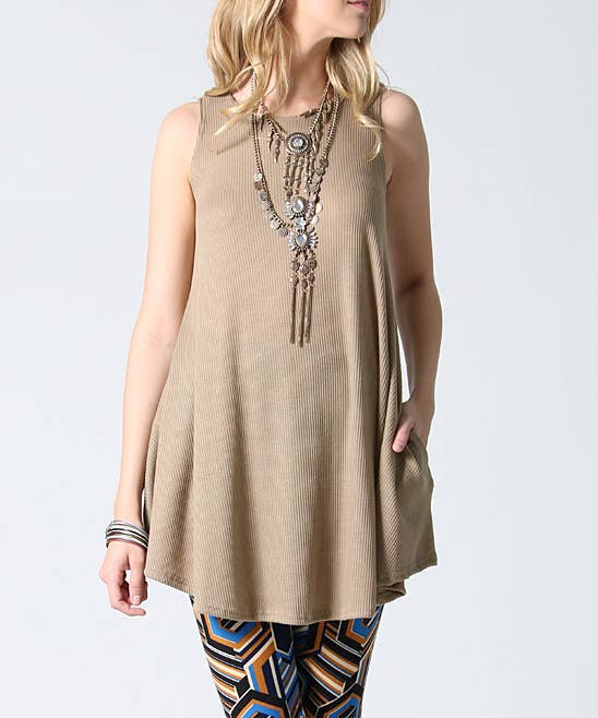 ..0620 Crepe Pocket Swing Tunic SI-1720