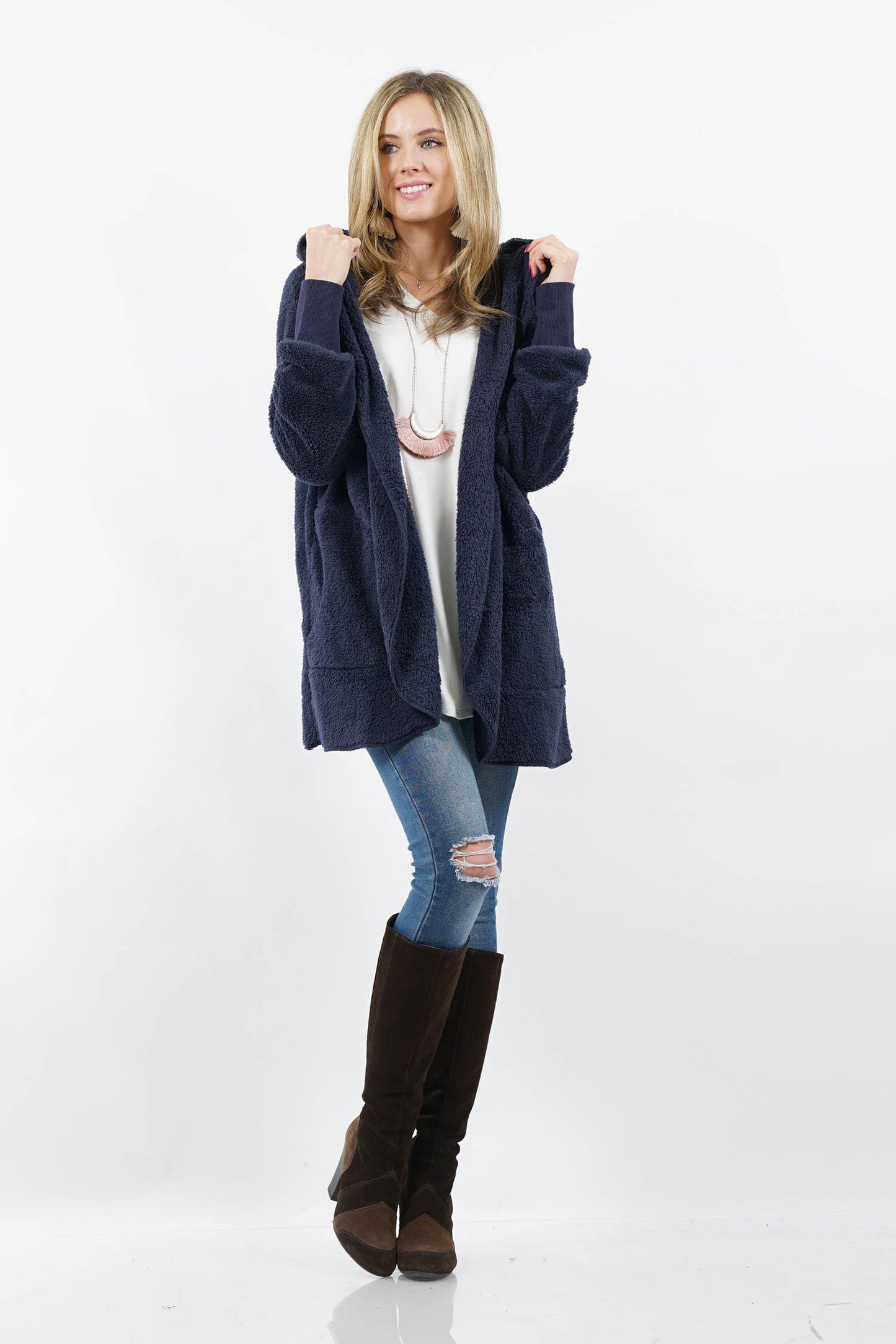 ',...Faux fur Jacket