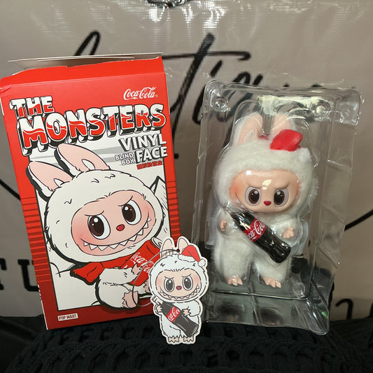 Pop Mart Coca Cola "The Monster Series" Labubu Vinyl Face Blind Box