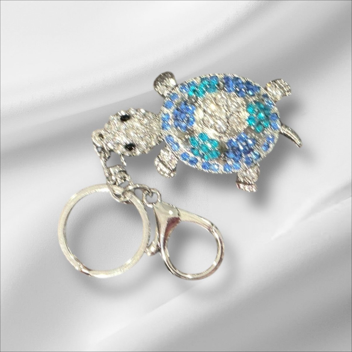 Stylish Purse Keychain Accessories Bling Turtle