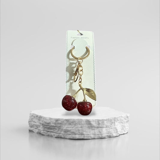 Stylish Purse Keychain Accessories Cherry
