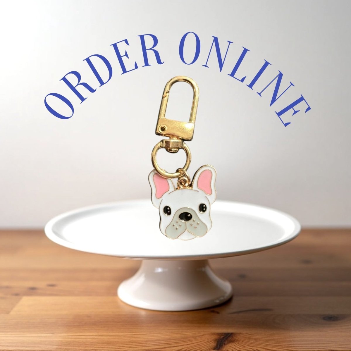Stylish Purse Keychain Accessories Single Dog Charm