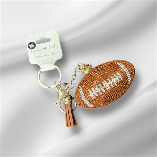 Stylish Purse Keychain Accessories Bling Football