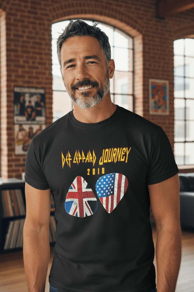 Vintage T-Shirts Collection Def Leppard Journey 2018 Tour Pre Love