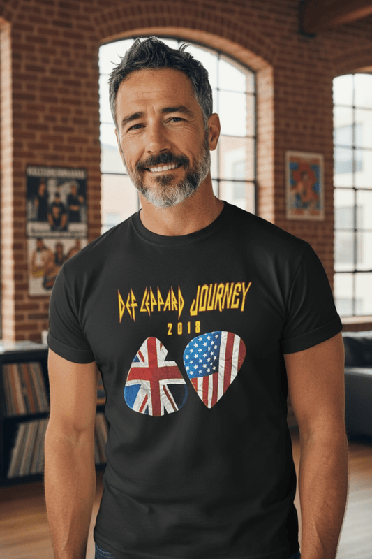 Vintage T-Shirts Collection Def Leppard Journey 2018 Tour Pre Love