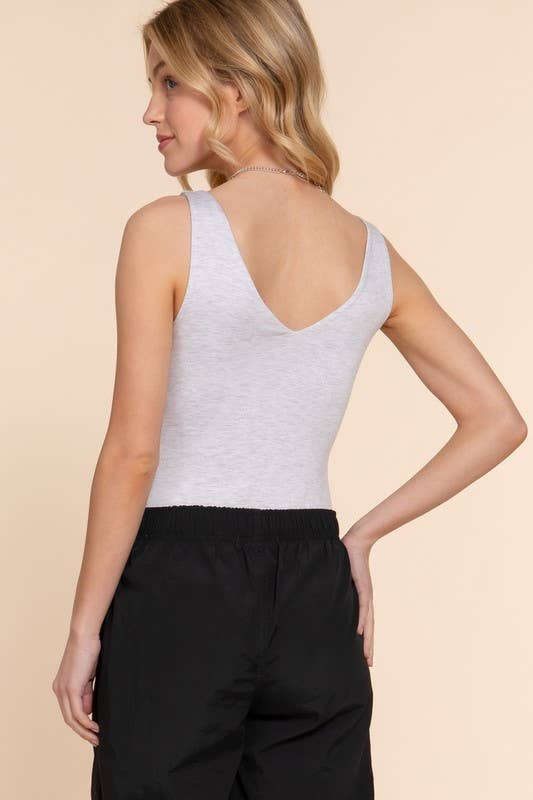 Sleeveless Double Layer Bodysuit