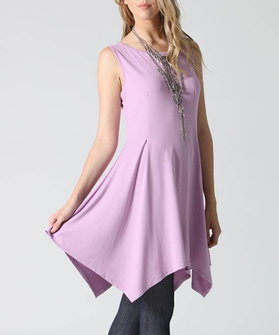 ,._ SI-2089 Flare Sleeveless Tunic