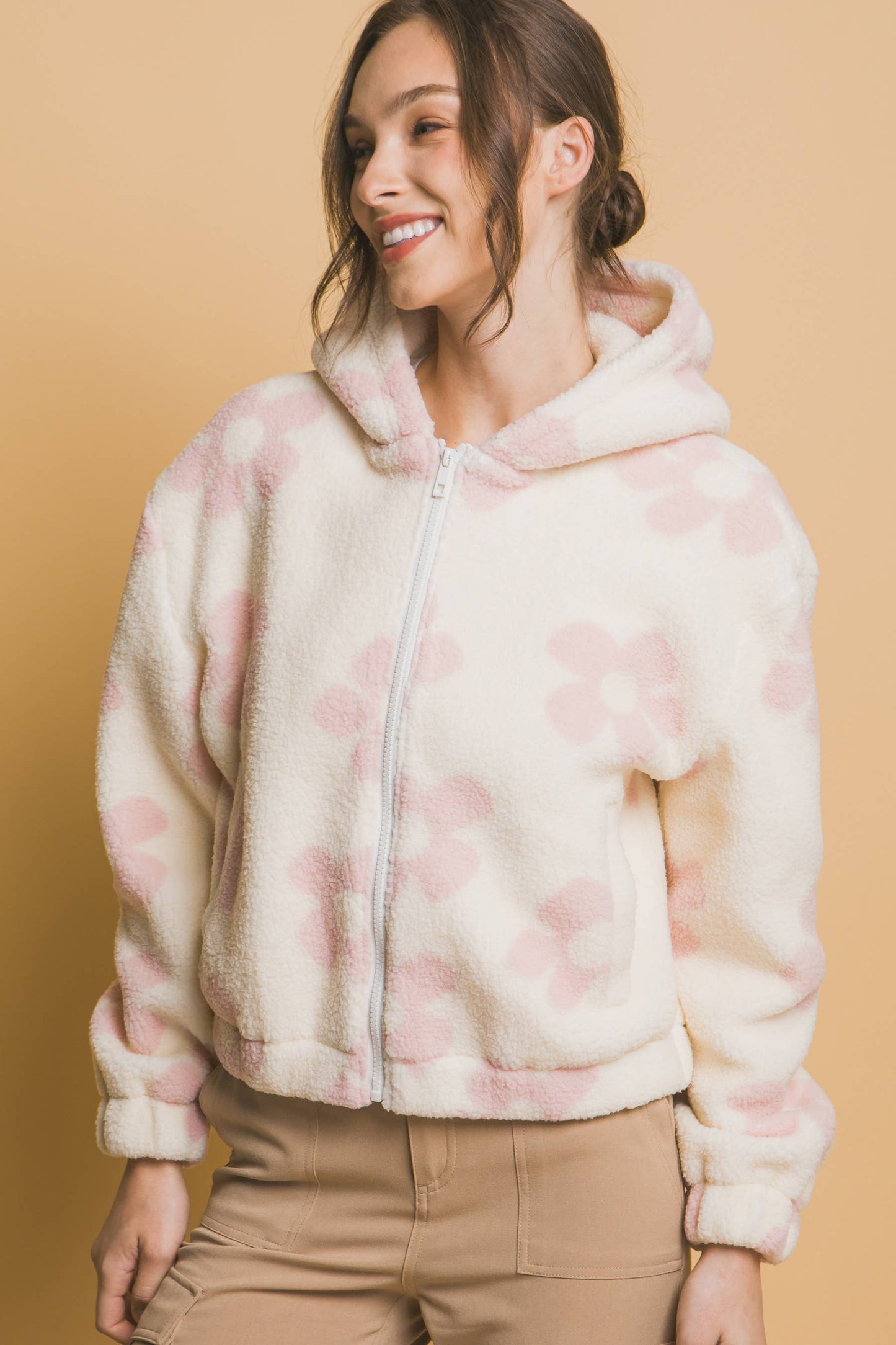 ',...Faux fur Jacket