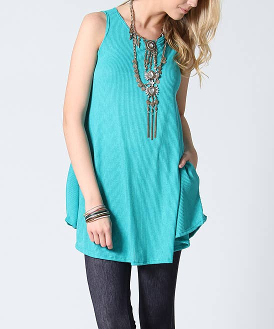 ..0620 Crepe Pocket Swing Tunic SI-1720