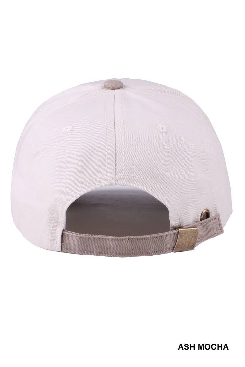 ...0624 LA City Logo Two Tone Canvas Cotton Cap SI-27993