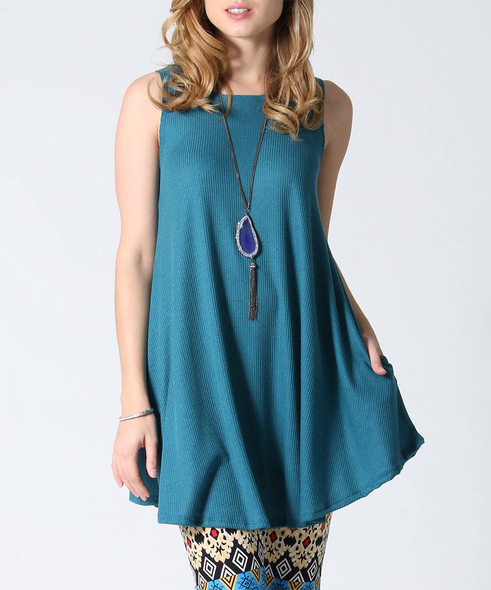 ..0620 Crepe Pocket Swing Tunic SI-1720