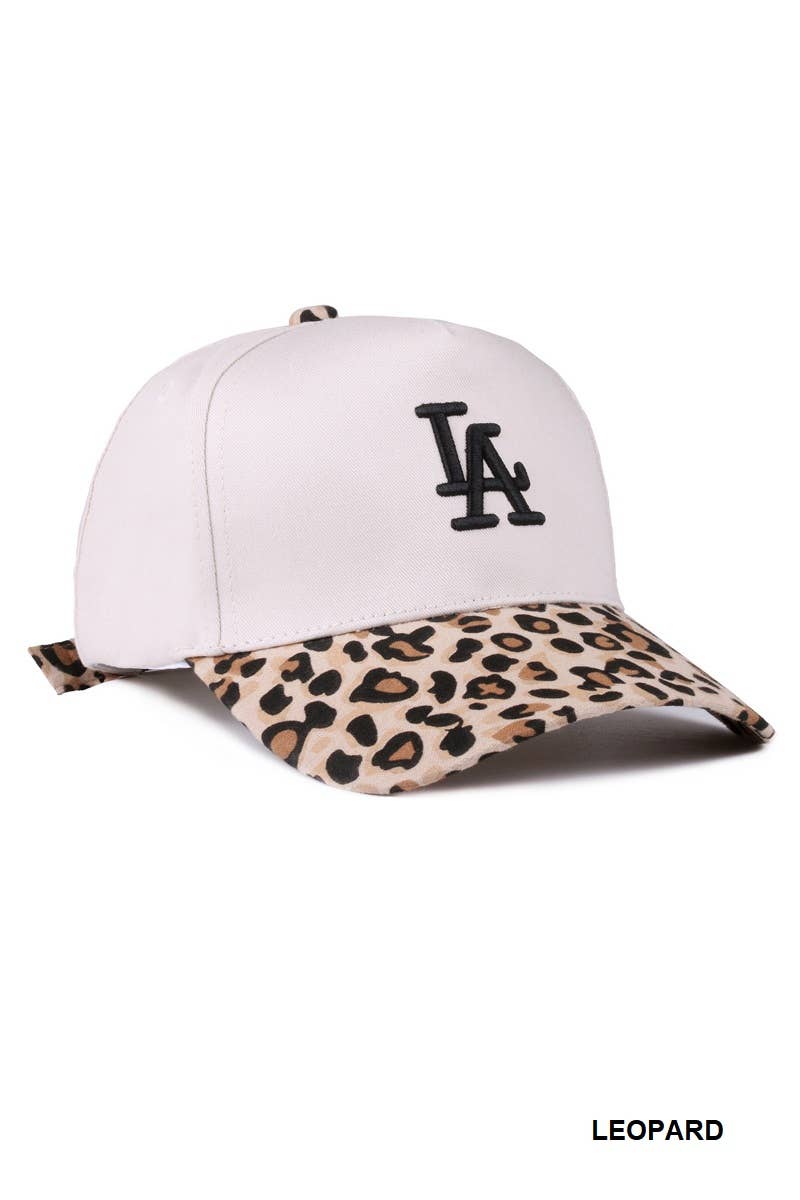 ...0624 LA City Logo Two Tone Canvas Cotton Cap SI-27993