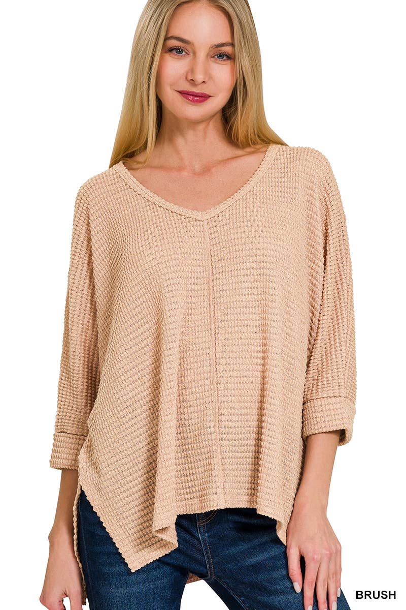 `"...._ Batwing Sleeve Jacquard Sweater