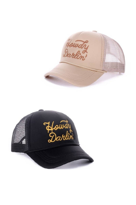 `.SI-26721 Howdy Darlin Mesh Trucker Cap