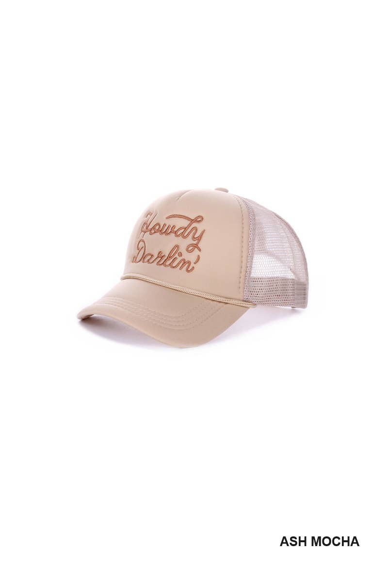 `.SI-26721 Howdy Darlin Mesh Trucker Cap