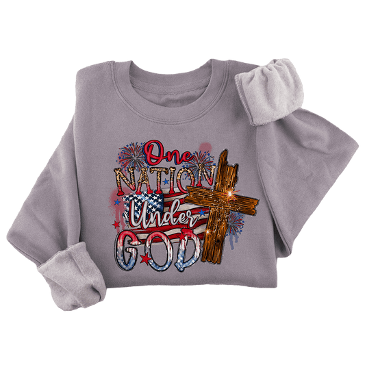 One Nation Under God Crewneck - 3088