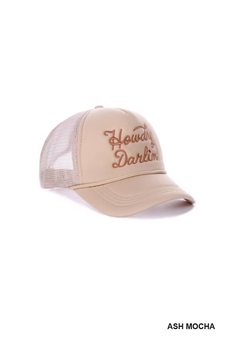`.SI-26721 Howdy Darlin Mesh Trucker Cap