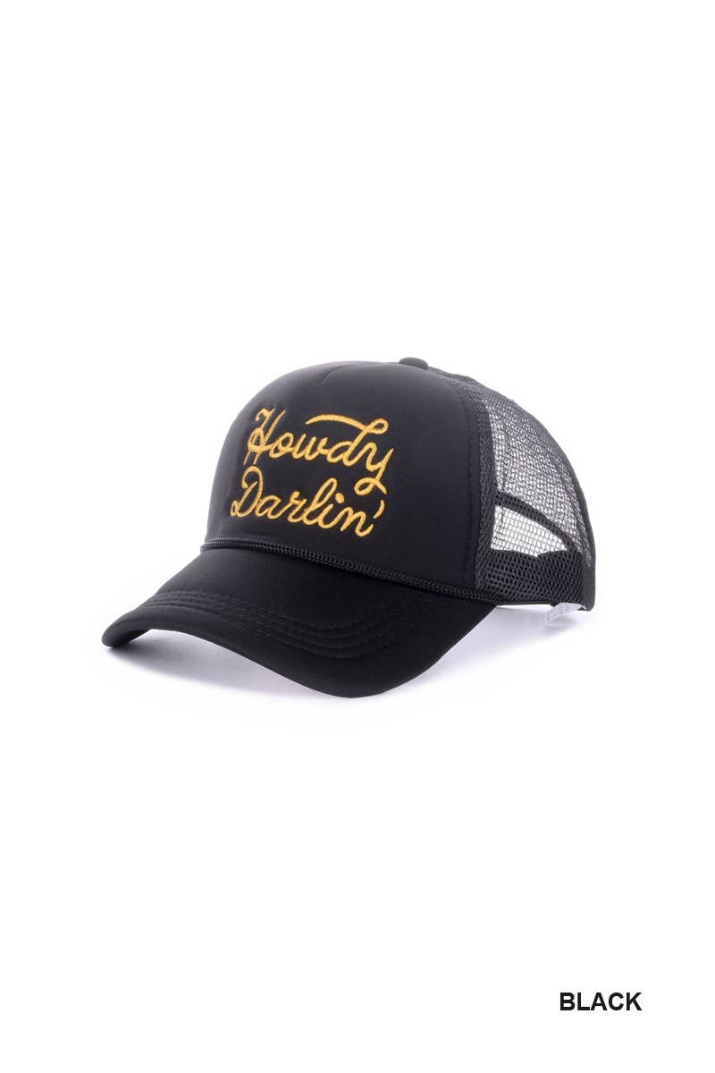 `.SI-26721 Howdy Darlin Mesh Trucker Cap