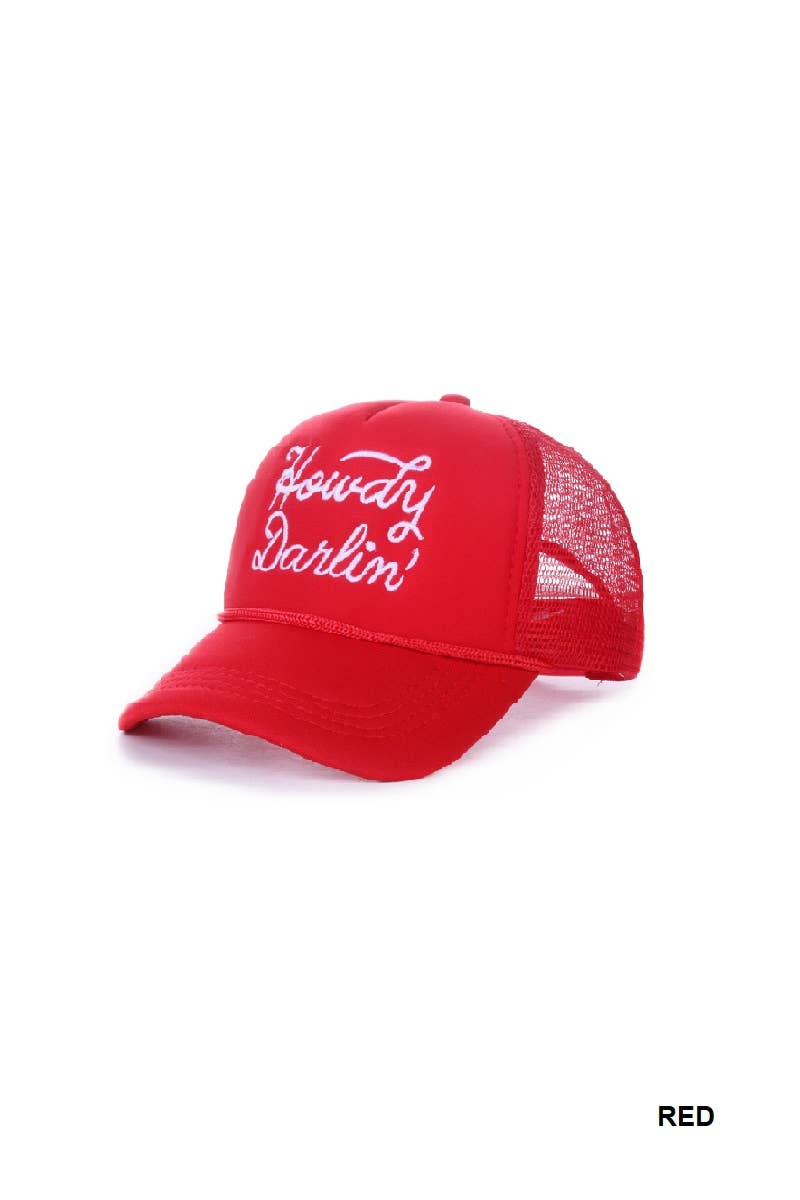 `.SI-26721 Howdy Darlin Mesh Trucker Cap