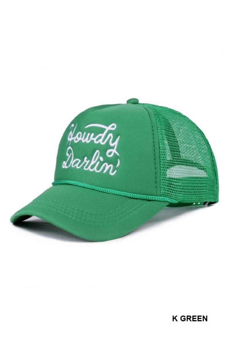 `.SI-26721 Howdy Darlin Mesh Trucker Cap