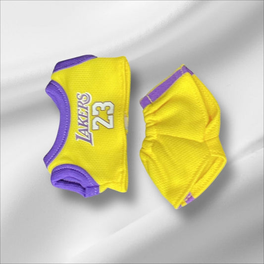 Pop Mart Labubu Clothes Collection Lakers Jersey Number 23 Labubu Set