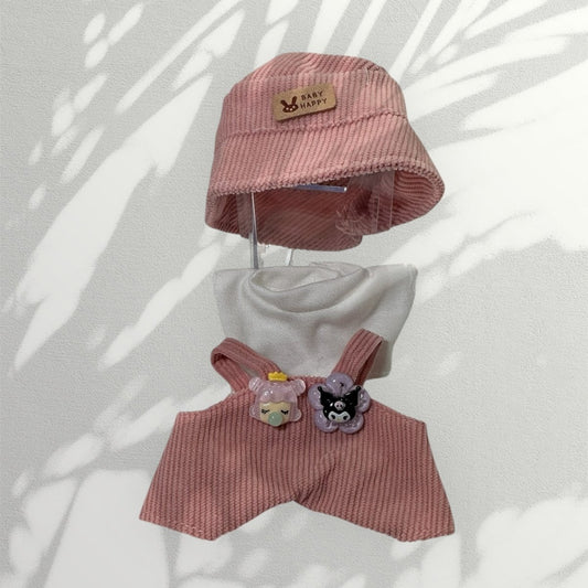 Pop Mart Labubu Clothing Collection Pink Overall Big Into Energy
