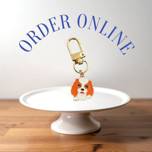 Stylish Purse Keychain Accessories Single Dog Charm