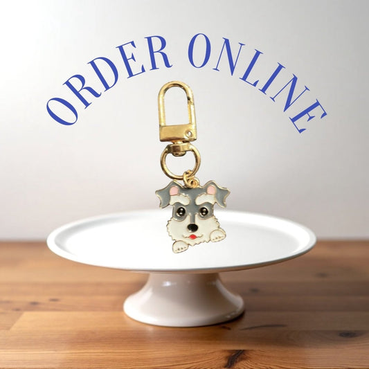 Stylish Purse Keychain Accessories Single Dog Charm