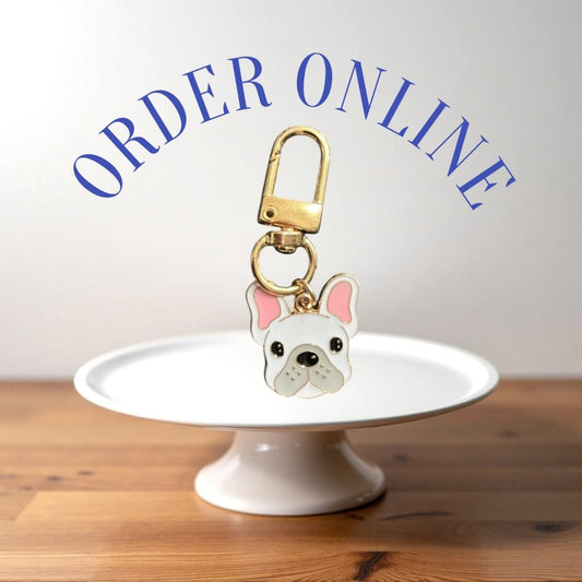 Stylish Purse Keychain Accessories Single Dog Charm